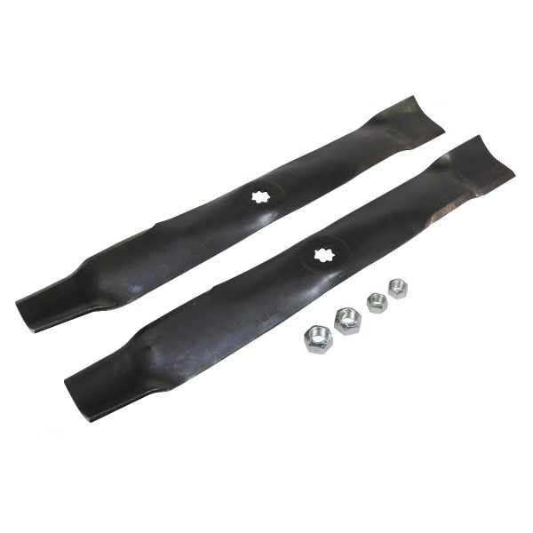Lawn Mower Blades ( Mulch ) for 100, D100, E100, LA100, LT, S200, SST, X300 and Z200 Series with 42" Deck