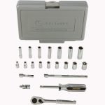 21-pc SAE 1/4" Socket Set