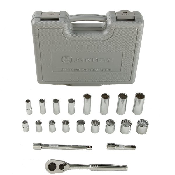20-pc SAE 3/8" Socket Set