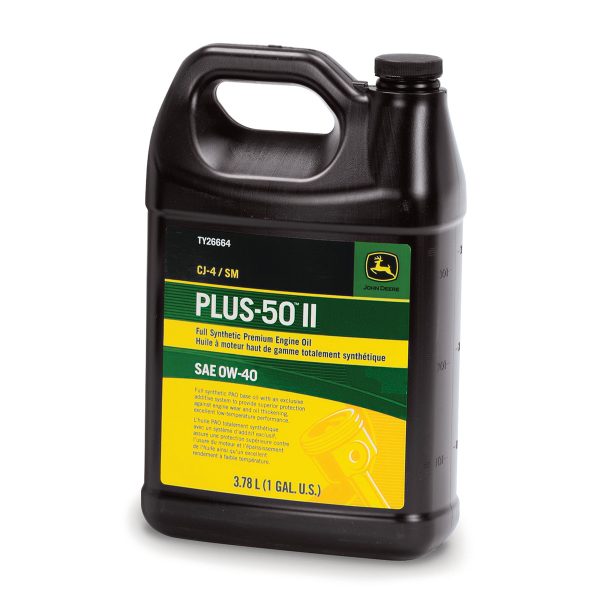 Plus 50 II Synthetic Engine Oil (0W40), 1 Gallon
