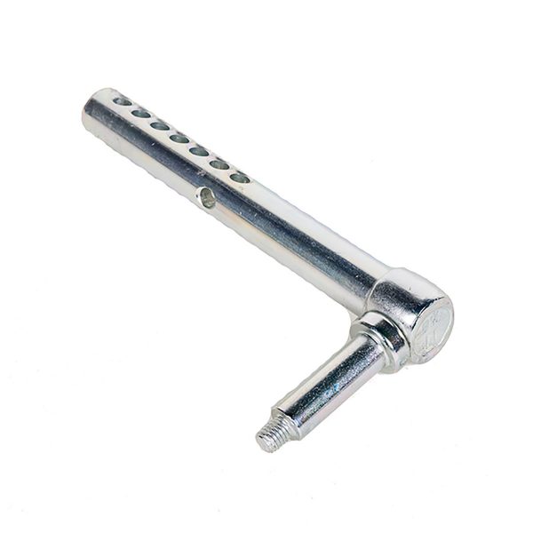 AM137395: Mower Deck Gauge Wheel Arm for GX, LX, and X700 Series Mowers