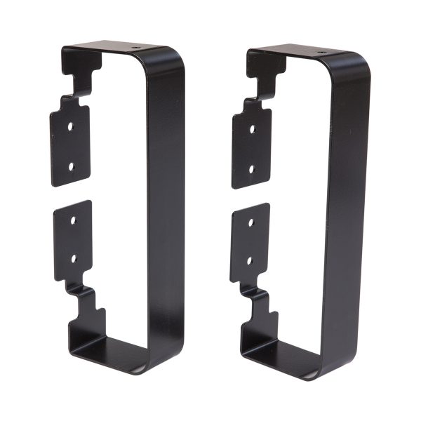 Two ROPs Warning Light Brush Guards, Open Operator Station