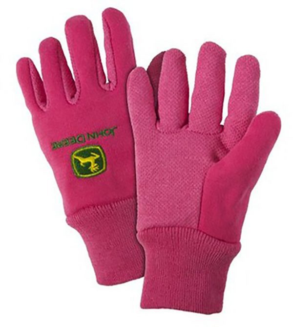 Pink Youth Light-Duty Cotton Grip Glove