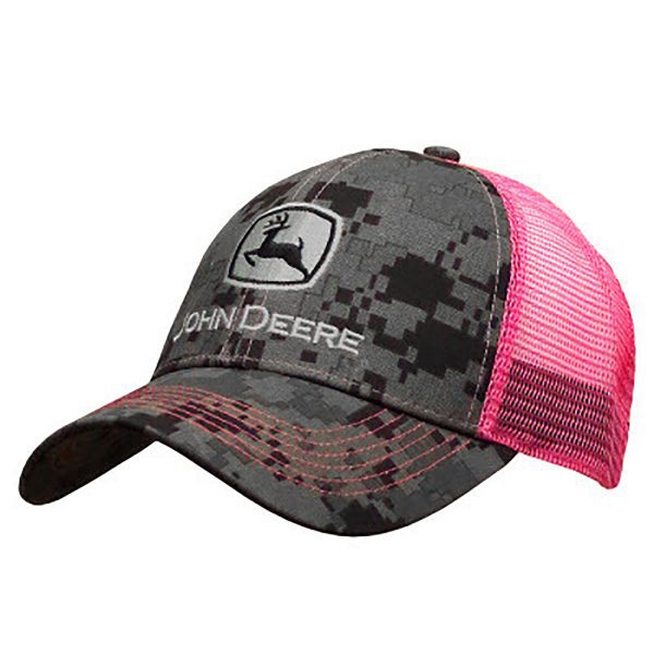 Women's Digital Camo and Pink Hat