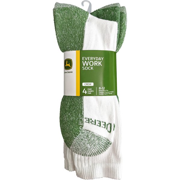 4 Pack  Crew Socks
