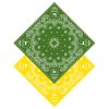 Green and Yellow Bandana 2 Pack