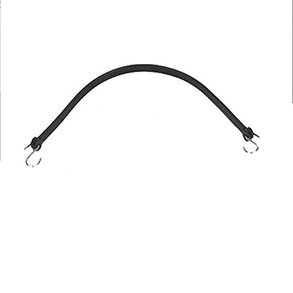 Rubber Tie-down Strap with S-Hooks, 35"