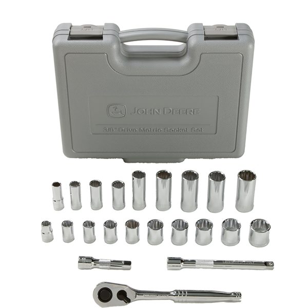 22-pc Metric 3/8" Socket Set