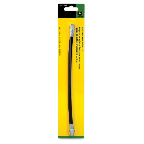 12" Flexible Grease Whip Hose 1/8" NPT Male Ends