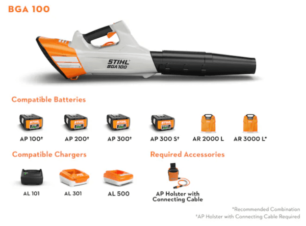 STIHL BGA 100 Handheld Battery-Powered Blower - Image 2