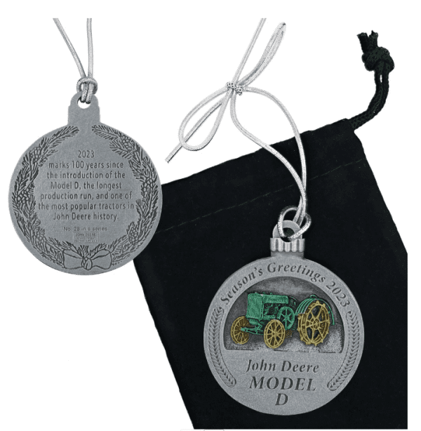 2023 John Deere Model D Christmas Ornament