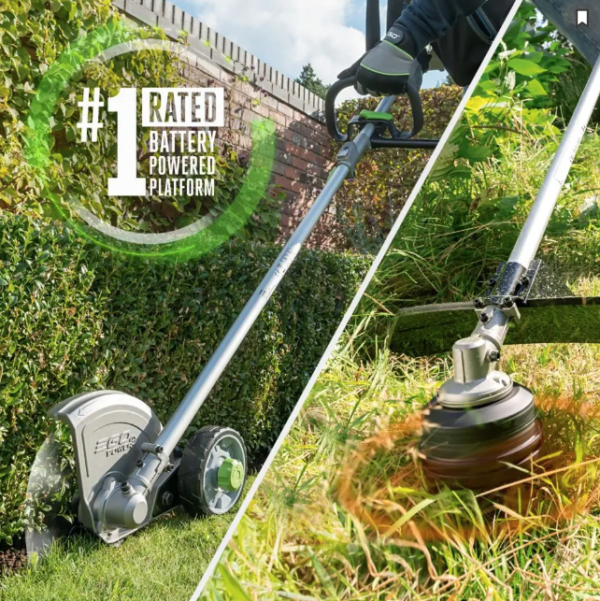 POWER+ MULTI-HEAD COMBO KIT; 15" STRING TRIMMER, 8" EDGER & POWER HEAD WITH 5.0AH BATTERY AND STANDARD CHARGER - Image 4
